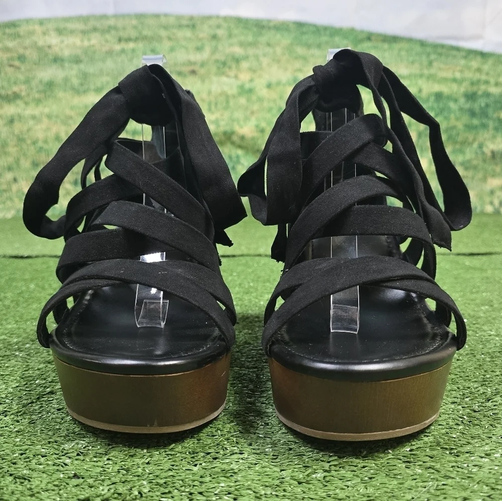 TORRID | ANKLE WRAP STRAPPY FAUX SUEDE EXTRA WIDE WIDTH PLATFORMS